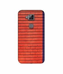 Amazon Brand - Solimo Designer Red and Purple Brick 3D Printed Hard Back Case Mobile Cover for Huawei G8