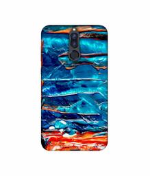 Amazon Brand - Solimo Designer Blue Oil Color 3D Printed Hard Back Case Mobile Cover for Huawei Honor 9i