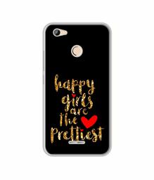 Amazon Brand - Solimo Designer Happy Girls are The Prettiest UV Printed Soft Back Case Mobile Cover for Micromax Canvas Unite 4 Pro Q465