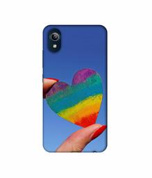 Amazon Brand - Solimo Designer Heart 3D Printed Hard Back Case Mobile Cover for Vivo Y91i