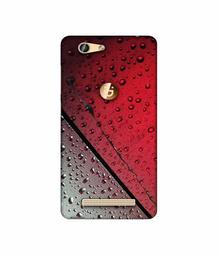 Amazon Brand - Solimo Designer Water Drop On Glass 3D Printed Hard Back Case Mobile Cover for Gionee F103 Pro