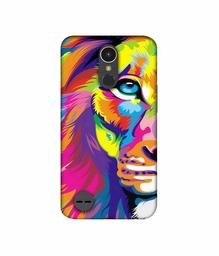 Amazon Brand - Solimo Designer Funny Cat Pattern Print UV Printed Soft Back Case Mobile Cover for LG K10 (2017)