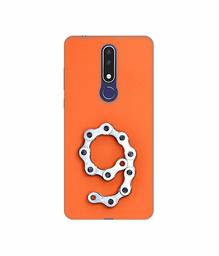 Amazon Brand - Solimo Designer Number Nine 3D Printed Hard Back Case Mobile Cover for Nokia 3.1 Plus