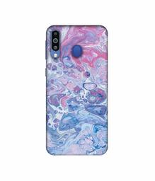 Amazon Brand - Solimo Designer Oil Paint on Marble 3D Printed Hard Back Case Mobile Cover for Samsung Galaxy M21