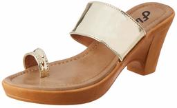 Flavia Women's Gold Fashion Sandals-4 UK (36 EU) (5 US) (FL/239/GLD)