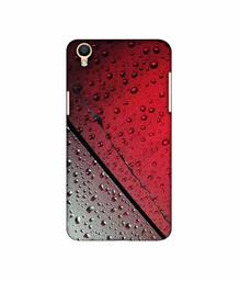 Amazon Brand - Solimo Designer Water Drop On Glass 3D Printed Hard Back Case Mobile Cover for Oppo F1 Plus