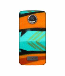 Amazon Brand - Solimo Designer Brush Art 3D Printed Hard Back Case Mobile Cover for Moto Z2 Play