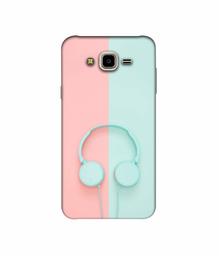 Amazon Brand - Solimo Designer Head Phone 3D Printed Hard Back Case Mobile Cover for Samsung Galaxy J7 NXT