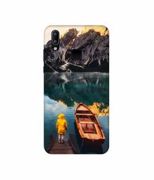 Amazon Brand - Solimo Designer Lake View 3D Printed Hard Back Case Mobile Cover for Vivo Y95