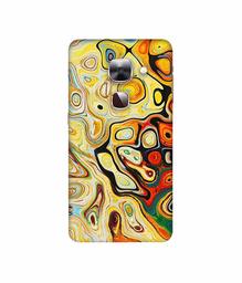 Amazon Brand - Solimo Designer Multicolor Smash Paint 3D Printed Hard Back Case Mobile Cover for LeEco Le Max 2