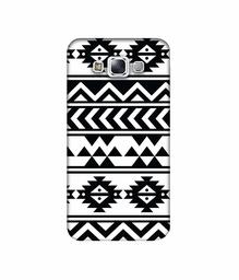 Amazon Brand - Solimo Designer Multi Shape Texture 3D Printed Hard Back Case Mobile Cover for Samsung Galaxy E7