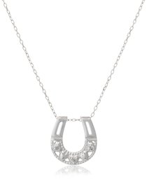 [An AJC Collection] an AJC Collection Diamond K10 White Gold Horseshoe Motif Necklace 5341 – 6612 – 0017 – 0000 