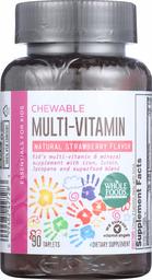 Whole Foods Market, Chewable Multi-Vitamin, Strawberry Flavor, 90 ct