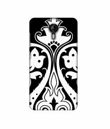 Amazon Brand - Solimo Designer S Shape Rangoli 3D Printed Hard Back Case Mobile Cover for Micromax Canvas Nitro 4G E455