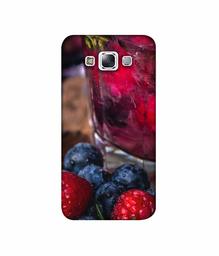 Amazon Brand - Solimo Designer Berries 3D Printed Hard Back Case Mobile Cover for Samsung Galaxy E7