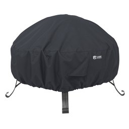 Classic Accessories Classic Round Black Fire Pit Cover, black