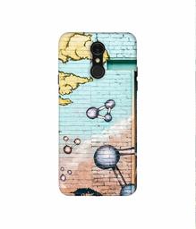 Amazon Brand - Solimo Designer Paintings 3D Printed Hard Back Case Mobile Cover for LG Q7