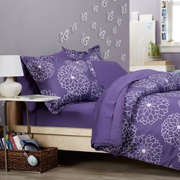 Pinzon Bed in a Bag, Purple Floral