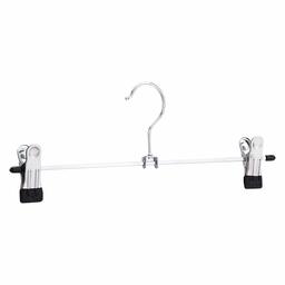 AmazonBasics Metal Pants and Skirt Hangers with Clips - 10-Pack