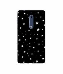 Amazon Brand - Solimo Designer Sperking Stars UV Printed Soft Back Case Mobile Cover for Nokia 5