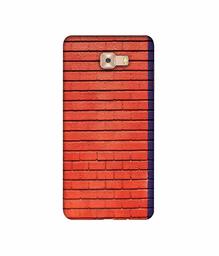 Amazon Brand - Solimo Designer Red and Purple Brick 3D Printed Hard Back Case Mobile Cover for Samsung Galaxy C9 Pro