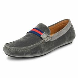 Chadstone Men's Grey Loafers-9 UK (43 EU) (CH 126)