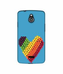 Amazon Brand - Solimo Designer Ball Heart 3D Printed Hard Back Case Mobile Cover for InFocus M2