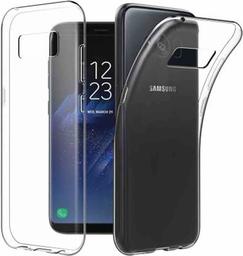 Amazon Brand - Solimo Soft & Flexible Back Phone Case for Samsung Galaxy S8 Plus (Transparent)