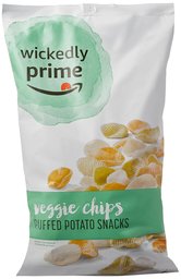 Wickedly Prime Veggie Chips, Puffed Potato Snacks, 14 Ounce