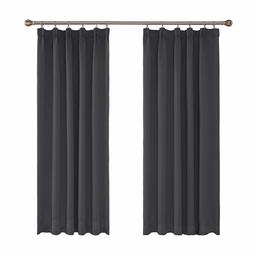 UMI Essentials Set of 2 Curtains with Ruffle Tape