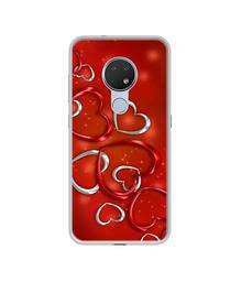 Amazon Brand - Solimo Designer Hearts UV Printed Soft Back Case Mobile Cover for Nokia 6.2