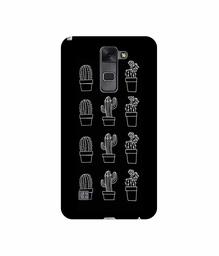 Amazon Brand - Solimo Designer Cactus Design 3D Printed Hard Back Case Mobile Cover for LG Stylus 2