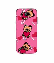 Amazon Brand - Solimo Designer Heart Holding Bear 3D Printed Hard Back Case Mobile Cover for Samsung Galaxy S4 Mini