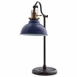 Stone & ‿Beam Walters Lampe de travail vintage avec ampoule bleu