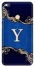 Amazon Brand - Solimo Designer Blue Pattern Alphabet-Y 3D Printed Hard Back Case Mobile Cover for Huawei Honor 8 Lite