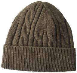 Amazon Essentials Cable Knit Hat Hats, Marrón Jaspeado, One Size