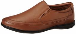 Burwood Men's Tan Leather Formal Shoes-9 UK (43 EU) (BW 396)