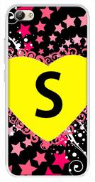 Amazon Brand - Solimo Designer Multicolor Heart Pattern Alphabet-S Printed Soft Back Case Mobile Cover for Vivo Y69