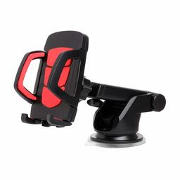 Amazon Brand - Solimo Turbo Mobile Holder for Cars (360 Degree Rotation, Red)