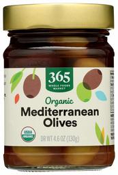 365 Everyday Value, Organic Mediterranean Olives, 4.6 oz