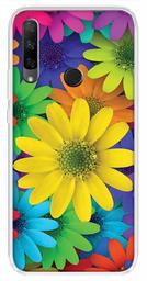 Amazon Brand - Solimo Designer Multicolor African Daisy Design Printed Soft Back Case Mobile Cover for Huawei Honor 9X