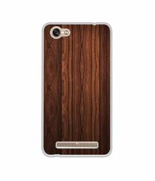 Amazon Brand - Solimo Designer Wooden Texture UV Printed Soft Back Case Mobile Cover for Lava A77