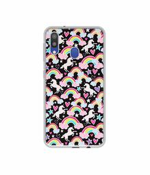 Amazon Brand - Solimo Designer Unicorn Texture UV Printed Soft Back Case Mobile Cover for Samsung Galaxy M20