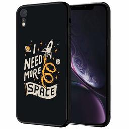 Amazon Brand - Solimo Designer Need More Space Printed Hard Back Case Mobile Cover for Apple iPhone XR (D1236)