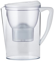 AmazonBasics Wasserfilter 2,3 Liter - Weiß