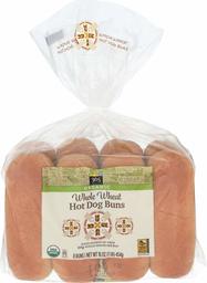 365 Everyday Value, Organic Whole Wheat Hot Dog Buns, 16 oz