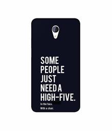 Amazon Brand - Solimo Designer High-Five 3D Printed Hard Back Case Mobile Cover for Micromax Canvas Unite 2 A106