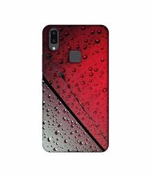 Amazon Brand - Solimo Designer Water Drop On Glass 3D Printed Hard Back Case Mobile Cover for Vivo V9 / V9 Pro