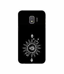 Amazon Brand - Solimo Designer Sun 3D Printed Hard Back Case Mobile Cover for Samsung Galaxy J2 Core