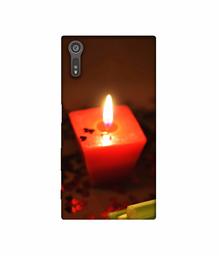 Amazon Brand - Solimo Designer Candle Light 3D Printed Hard Back Case Mobile Cover for Sony Xperia XZ Dual